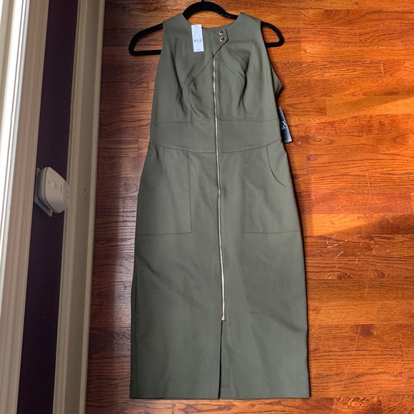 New York & Company Dresses Nwt New York Company Green Midi Dress